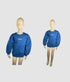 【COME HELL HIGH WATER】acid house KIDS SWEAT  -blue-